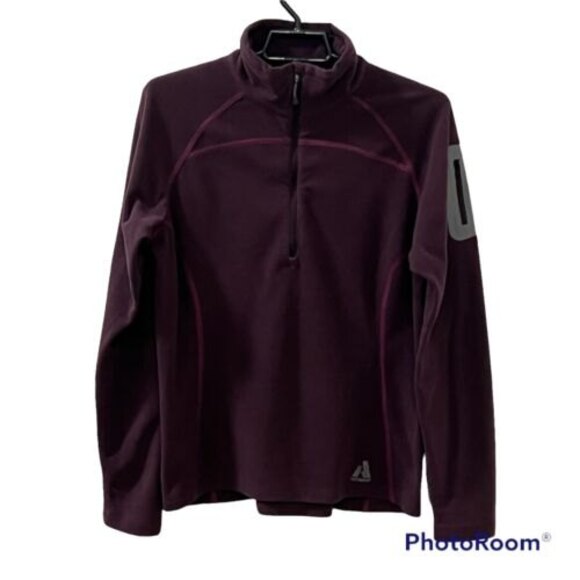 Eddie Bauer First Ascent Womens Purple Outdoor Hiking Fleece Sweater Sz M - Picture 1 of 11